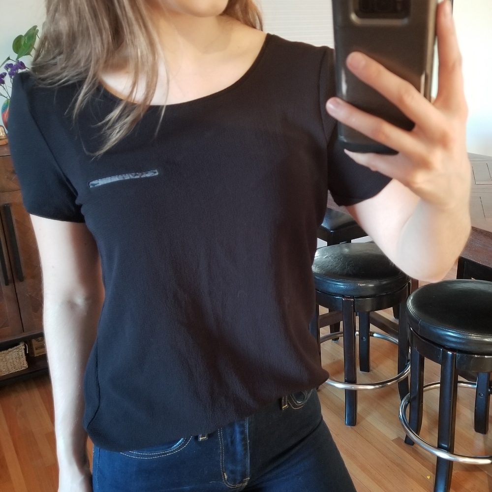 4 for $20 ~ Vero Moda shirt (Black)